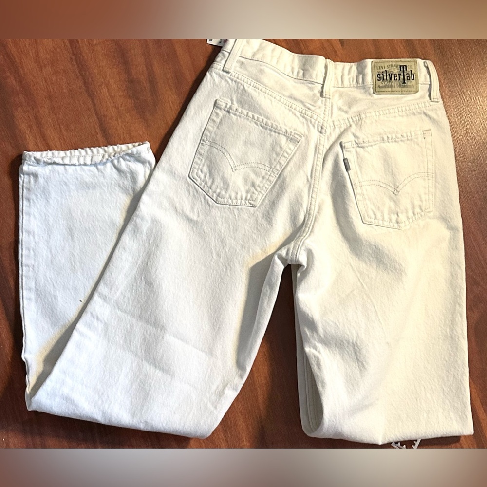 Levi's SilverTab ‘94 Baggy Relaxed White Women’s Jeans Size 26 Like New